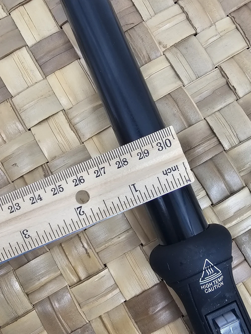L'ANGE Hair Curling Wand Black